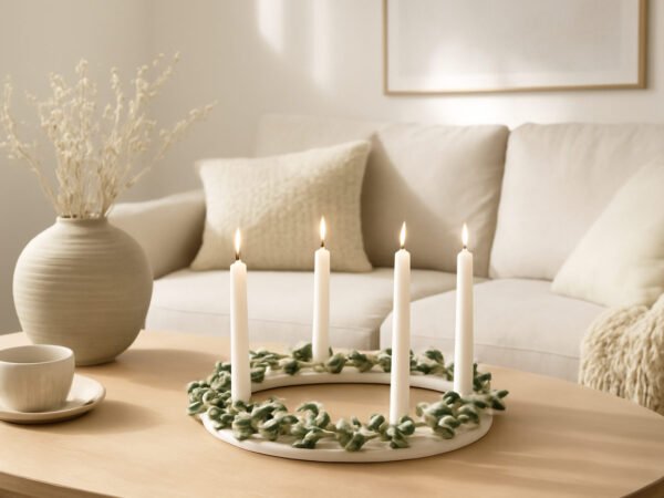 Adventskranz modern Edel — aus alt wird neu