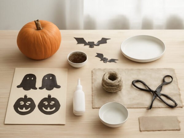 Gruselige Halloween Deko selber machen in 6 Schritten