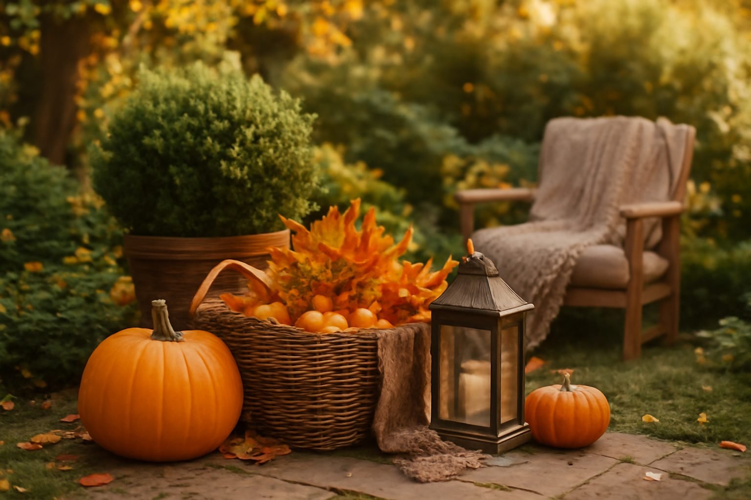 Günstige Herbstdeko für draußen: 14 Ideen für wenig Geld