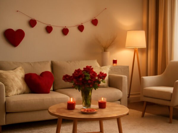 Günstige Valentinstag Dekoration ohne teure Anschaffung