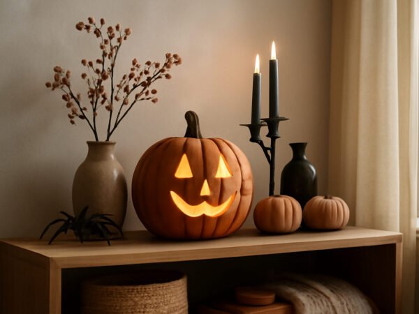 Halloween Deko Regal dekorieren — so geht es richtig