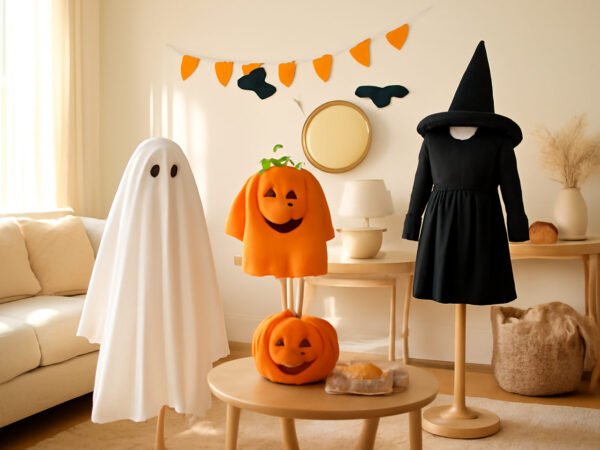 Halloween Kostüm Familie Last Minute ohne teure Anschaffung