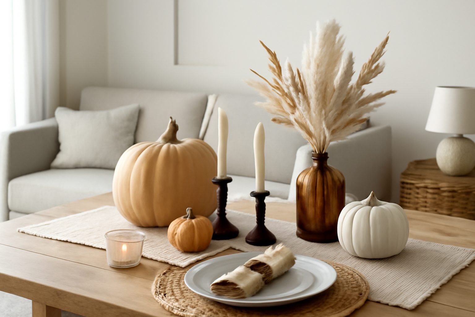 Halloween Tischdecke ohne teure Anschaffung