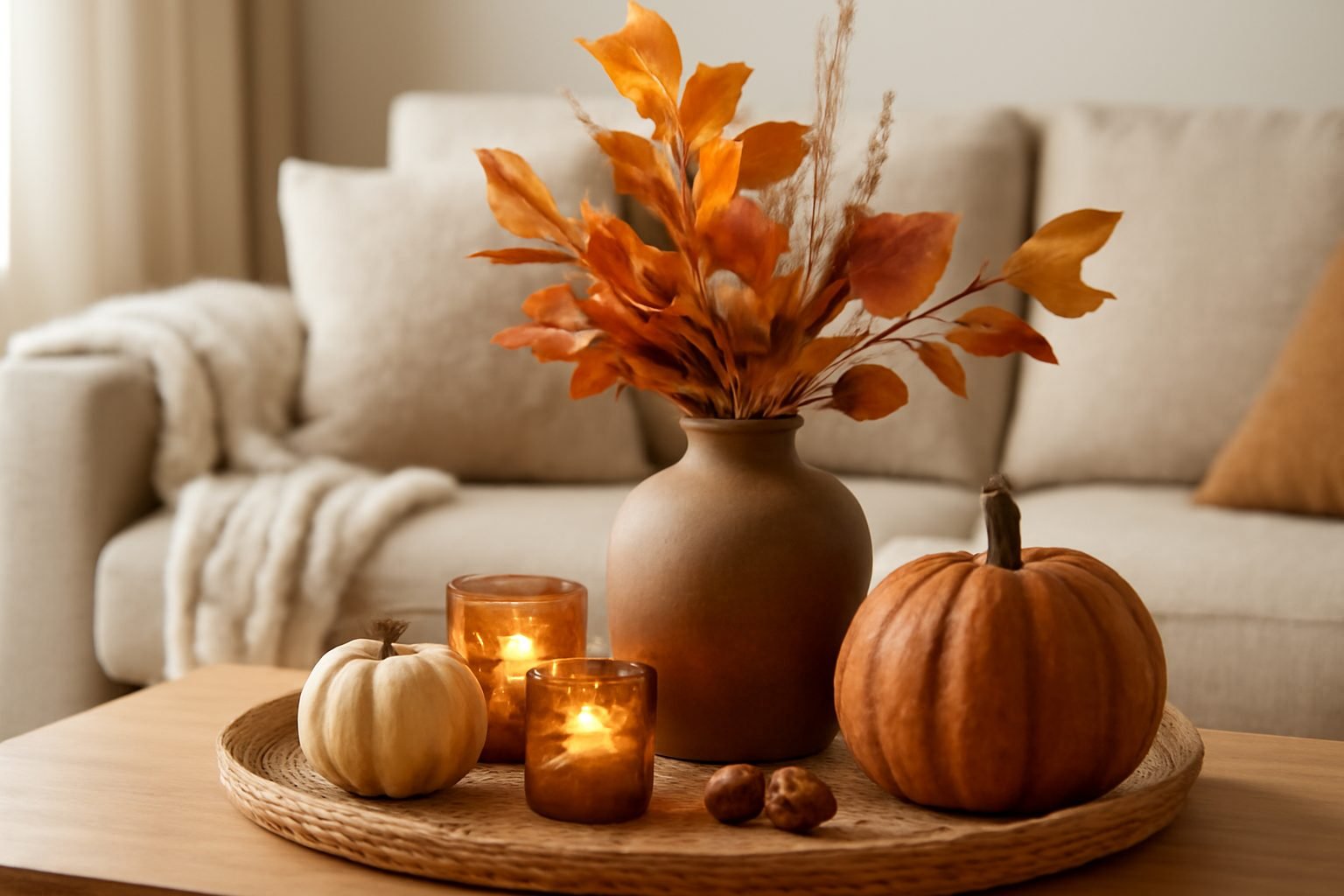 Herbstdeko Ideen Kinder — 11 einfache Varianten