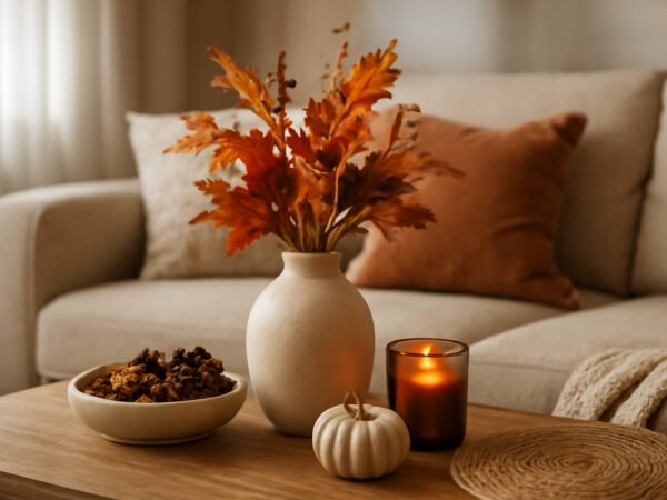 Herbstdeko Ideen mit Naturmaterialien