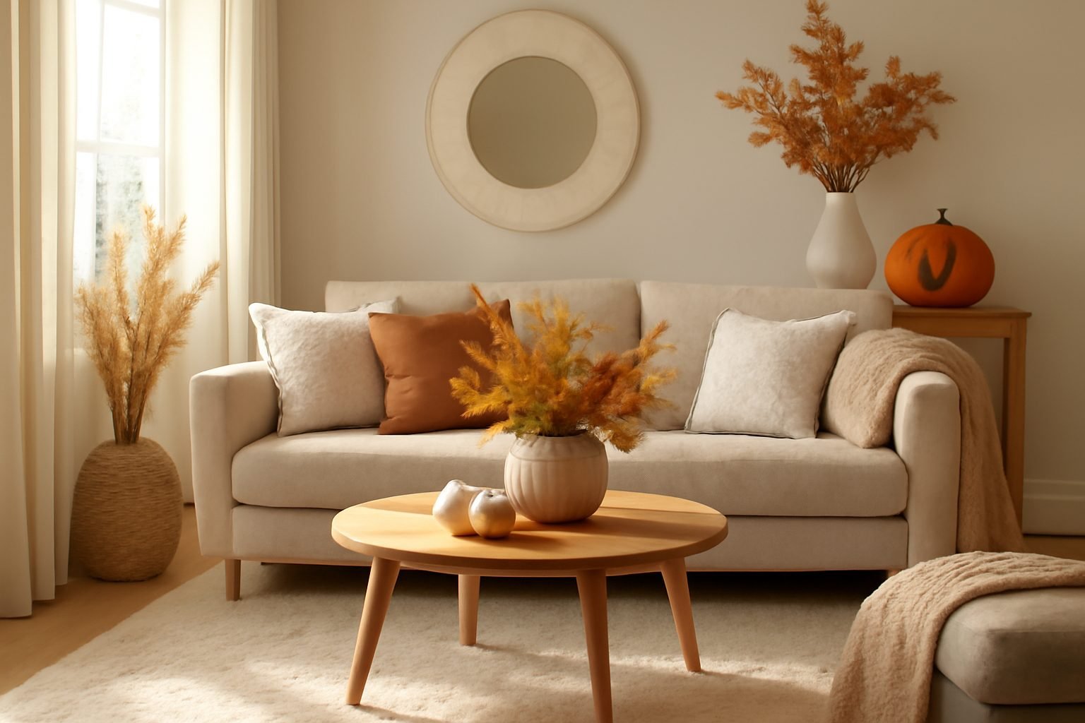 Herbstdeko und Halloween Kombinieren: vorher und nachher