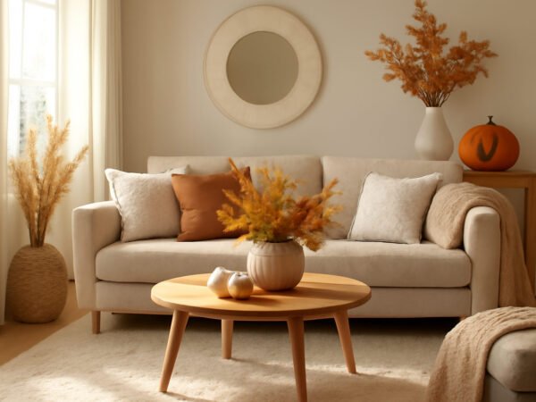Herbstdeko und Halloween Kombinieren: vorher und nachher