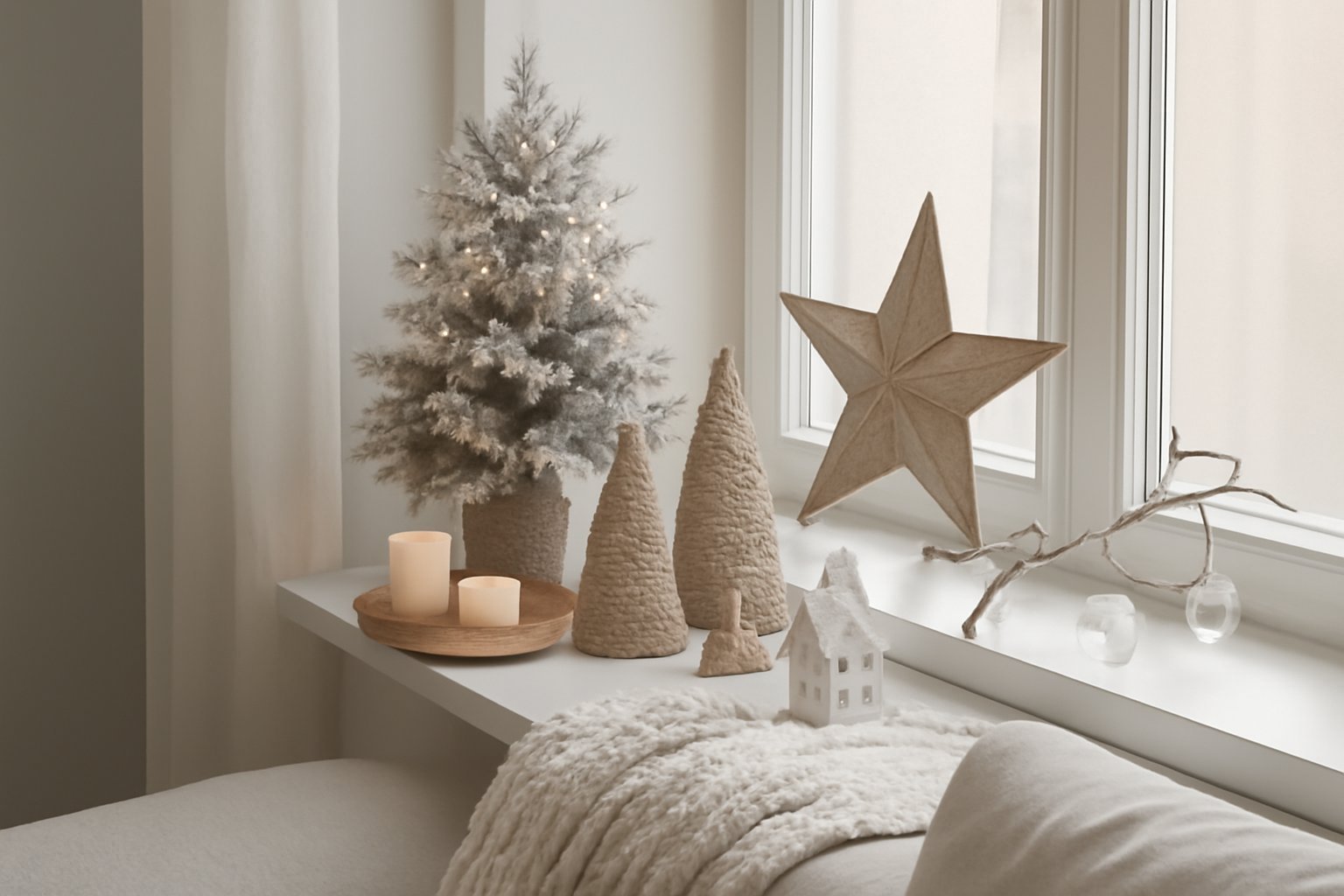 So holst du die Weihnachtsstimmung auf deine Fensterbank