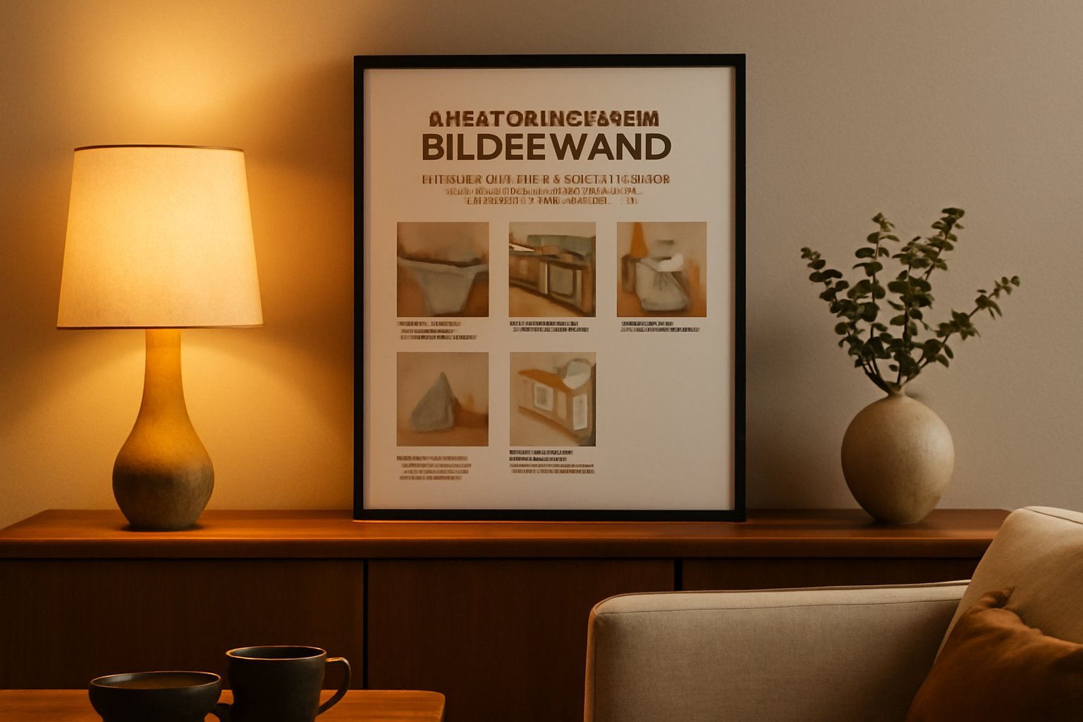 Holz Bilderrahmen Set 10 Stück