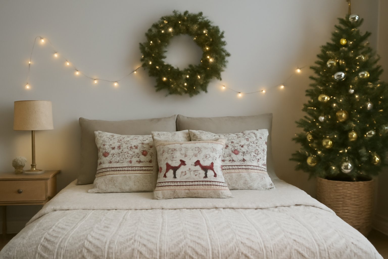 So gestaltest du dein Schlafzimmer weihnachtlich und gemütlich