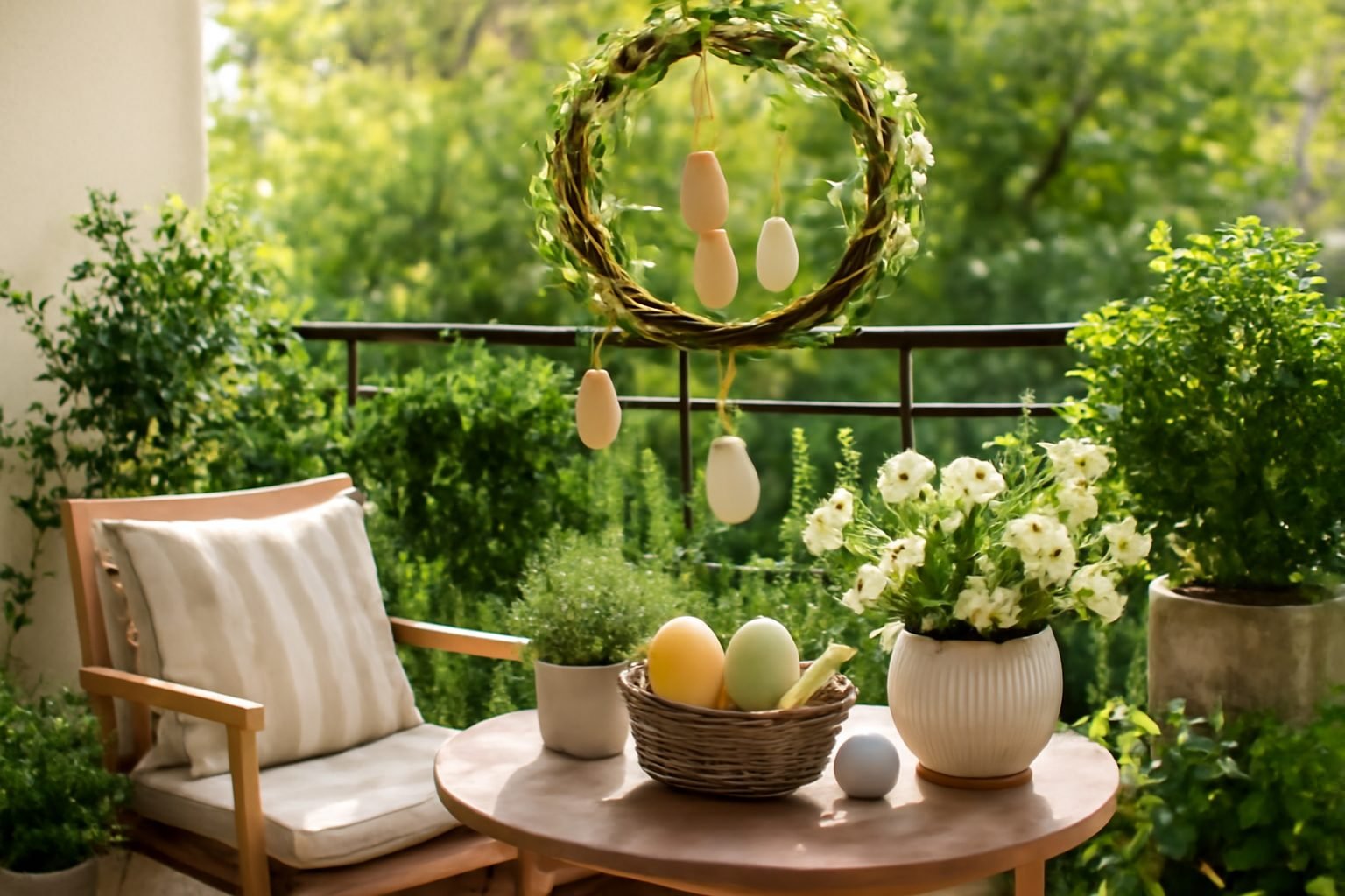 So verwandelst du deinen Balkon mit 5 tollen Ideen zu einem Ostermärchen