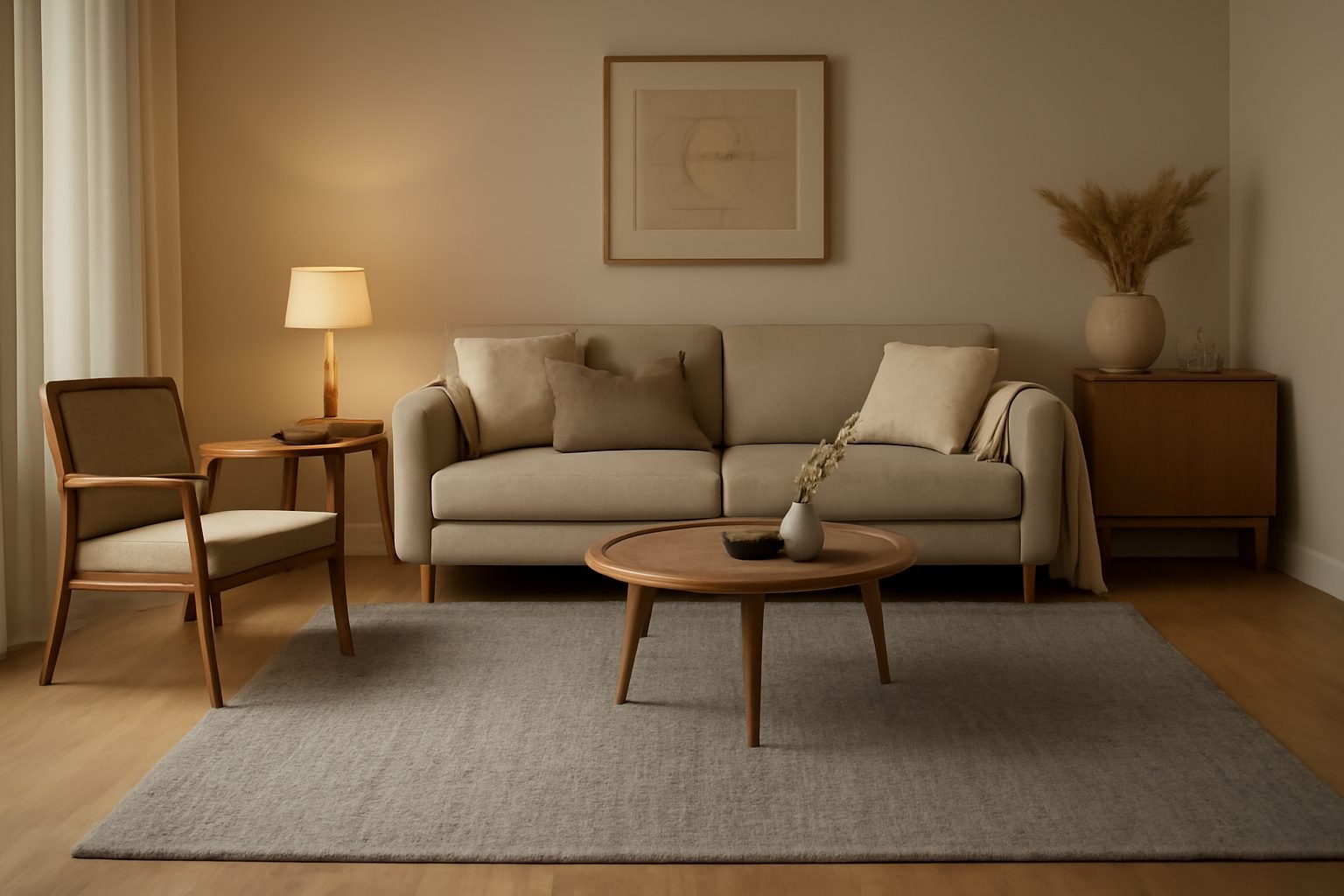 So findest du den perfekten grauen Teppich für dein Wohnzimmer
