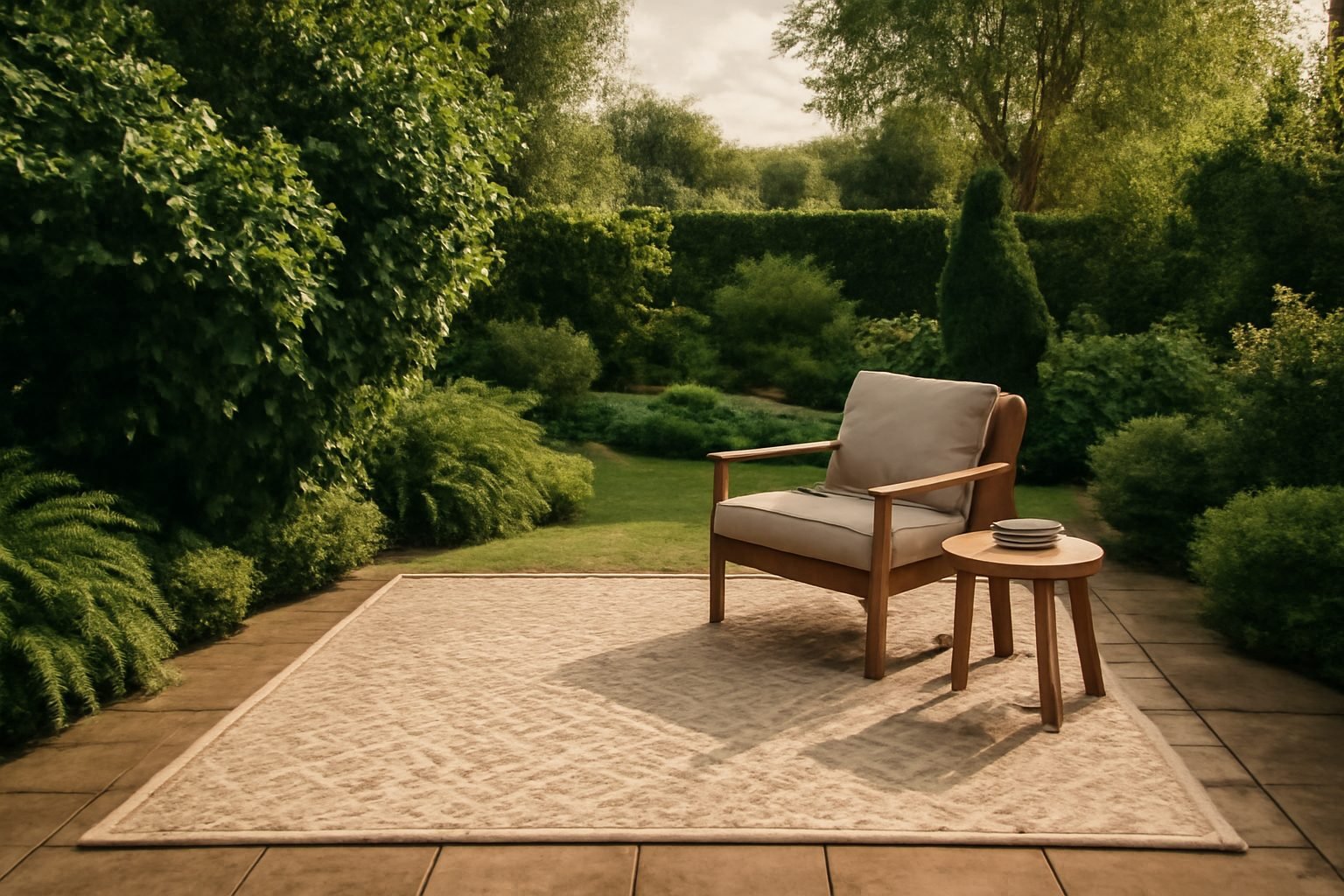 So findest du den perfekten Outdoor Teppich für deinen Garten