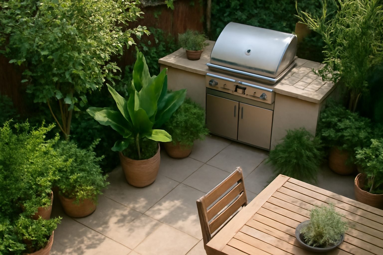 Aluminium Gartenstuhl verstellbar