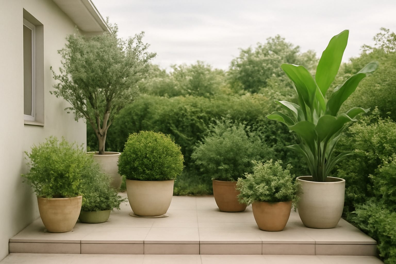 Gartenmöbel Set mit Polstern