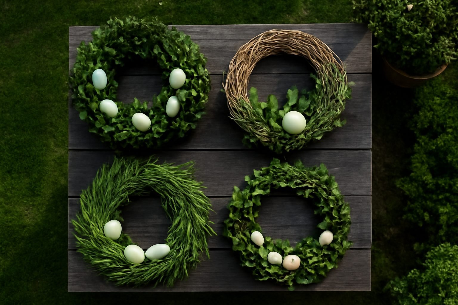 Diese 4 Kranz-Ideen bringen frischen Wind in deinen Garten