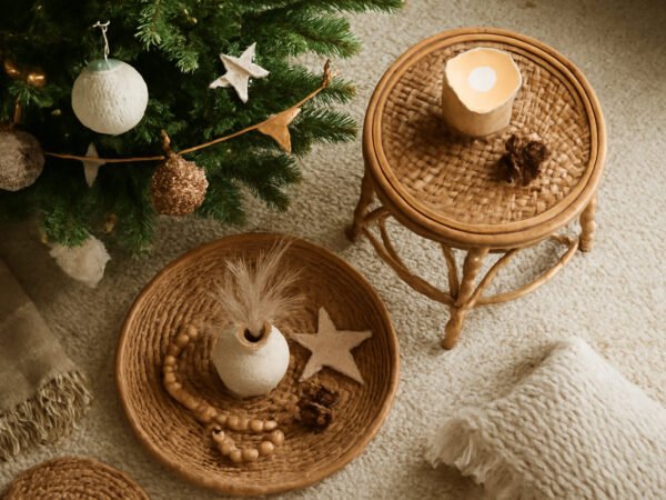 Makramee Weihnachtsdeko im Boho Stil in 6 Schritten