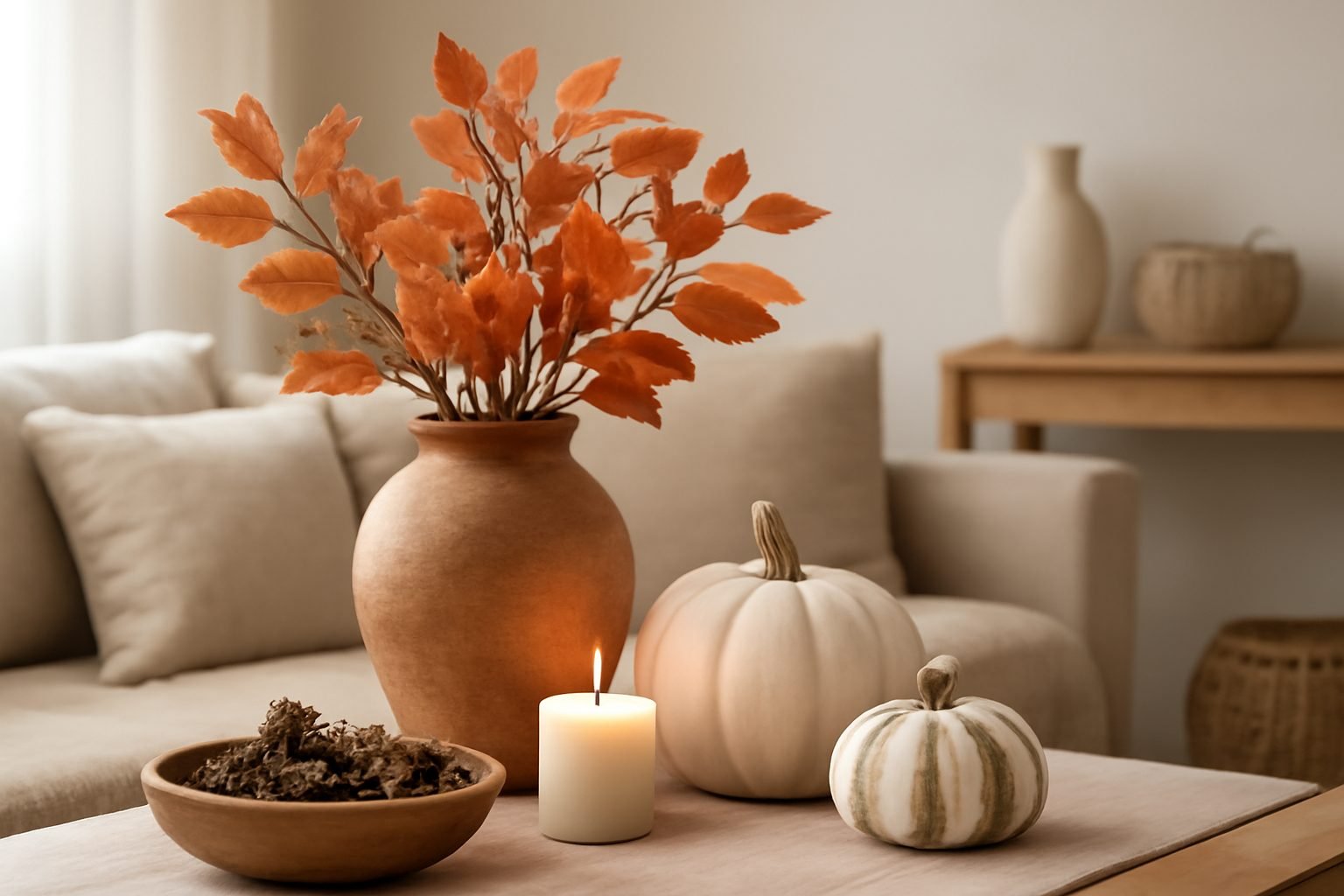 Moderne Herbstdeko — 15 einfache Varianten