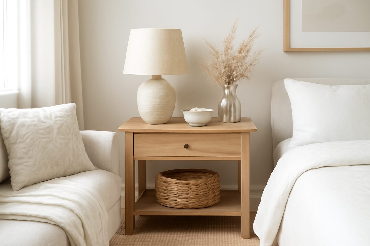 Nachttisch für Boxspringbett: 10 Ideen zum Nachmachen