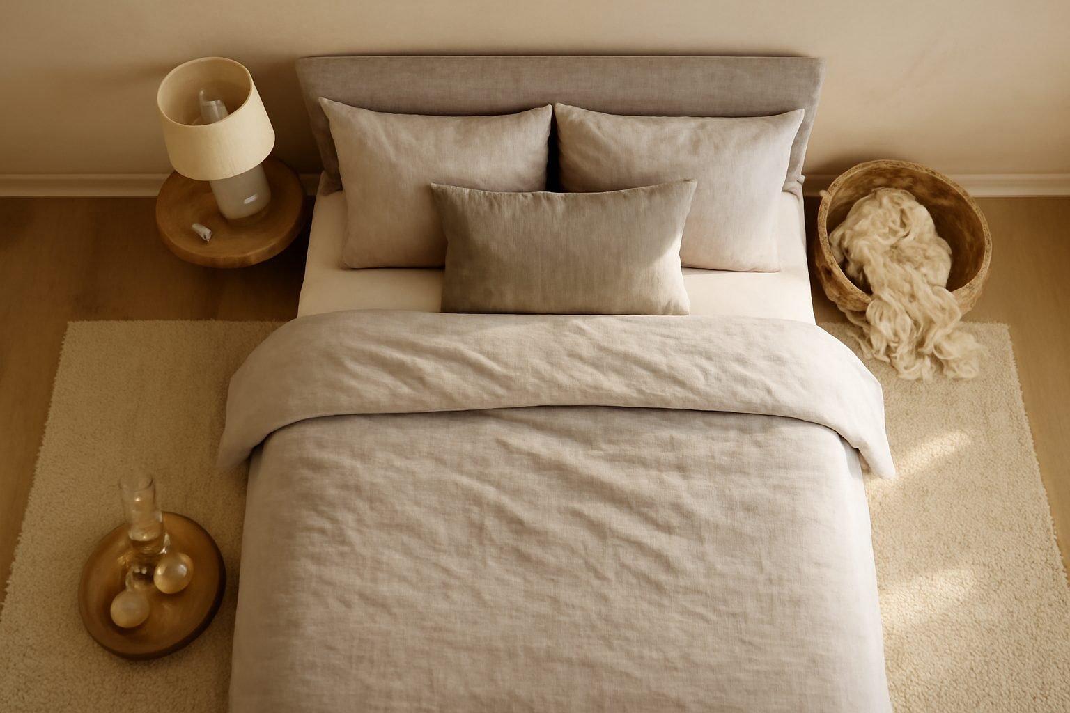 Schlafzimmer Ideen graues Bett — 15 einfache Varianten