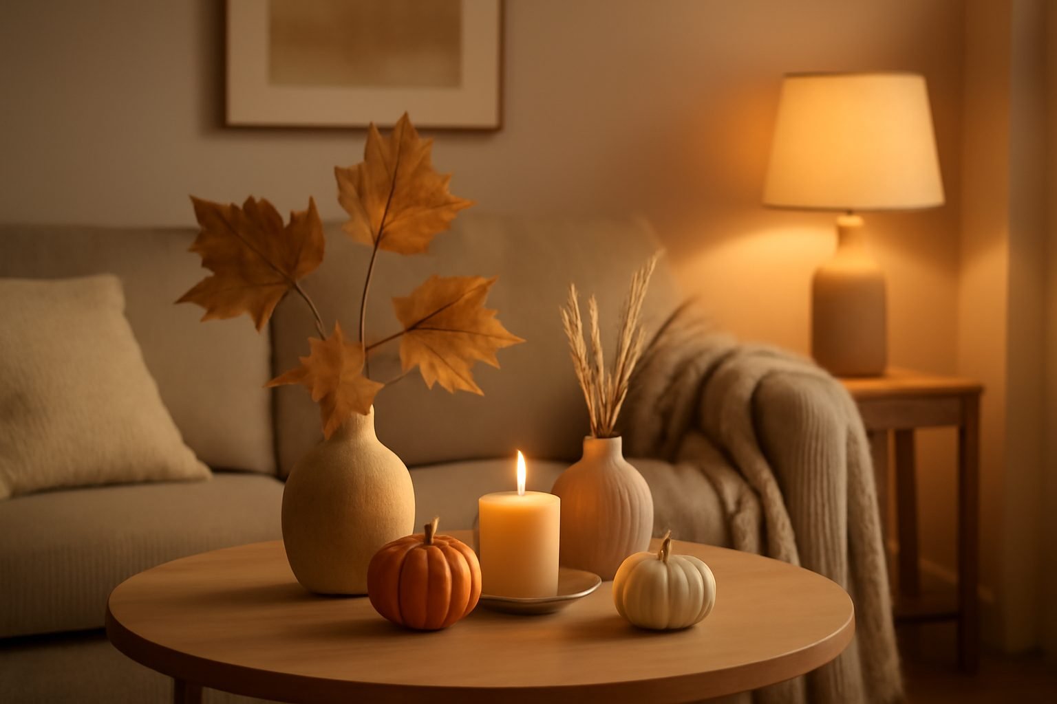 Selbstgemachte Herbstdeko Minimalistisch in 6 Schritten