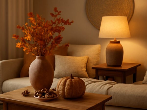 Selbstgemachte Herbstdeko Vintage — der Weg zum Ergebnis