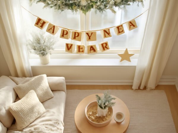 Silvester Deko fürs Fenster — günstig statt teuer