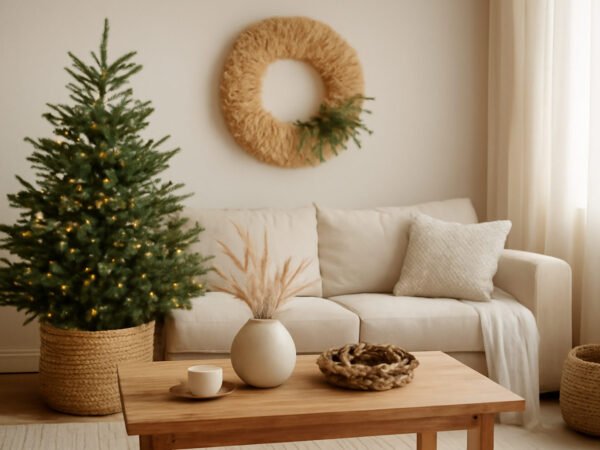 Silvester Deko mit Naturmaterialien — günstig statt teuer