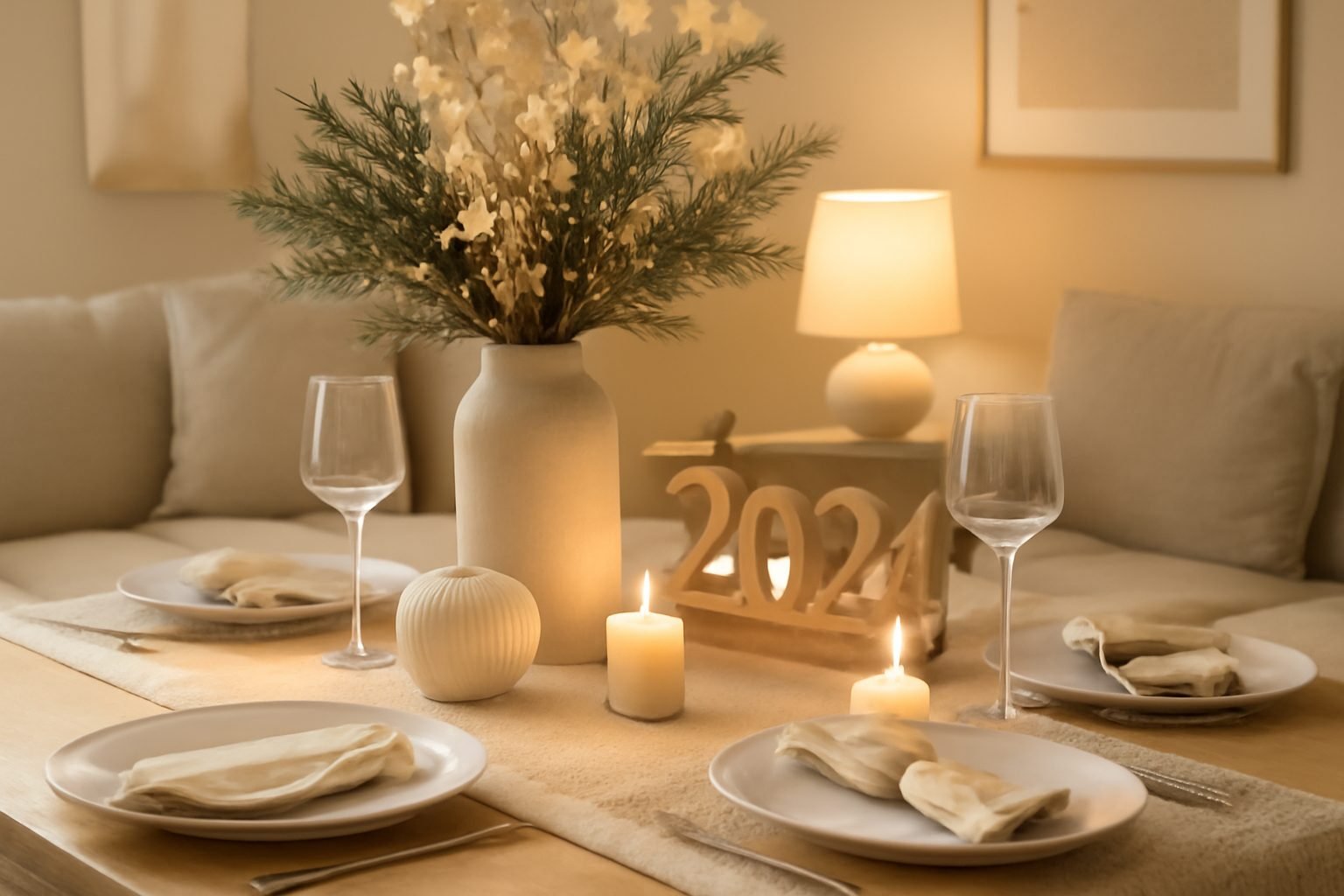 Silvester Tischdecke: 14 Ideen zum Nachmachen
