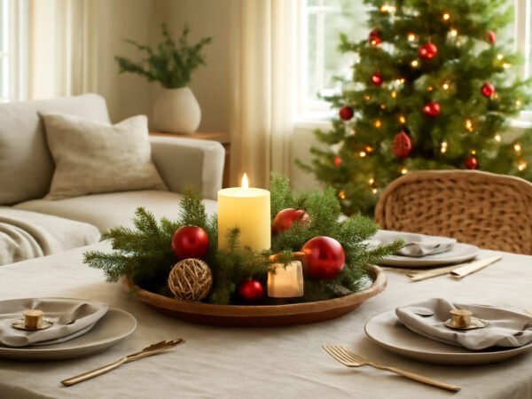 Tischdeko Weihnachten Mustertische — 15 einfache Varianten