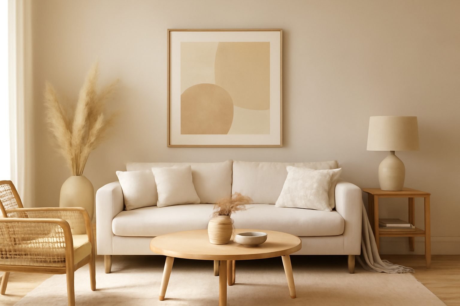 Wanddeko für Wohnzimmer: die Verwandlung im Detail