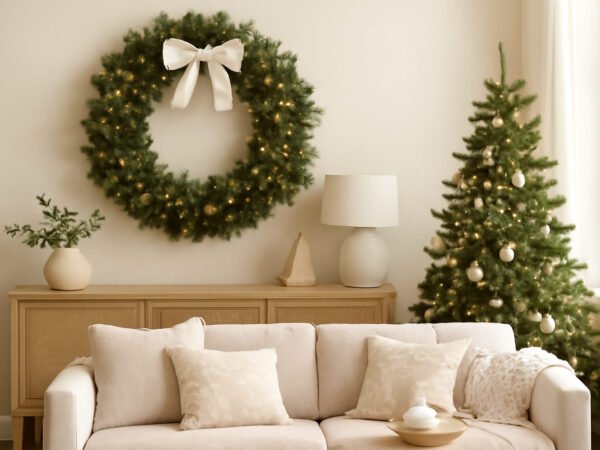 Wanddeko Ideen Weihnachten — 15 einfache Varianten