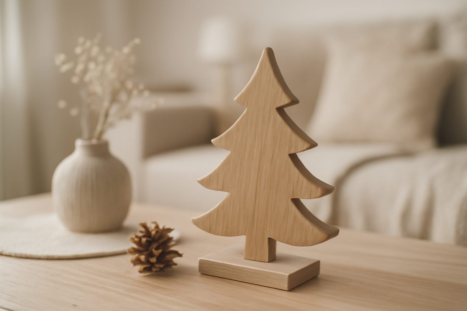 Weihnachtsdeko Ideen aus Holz — 15 einfache Varianten