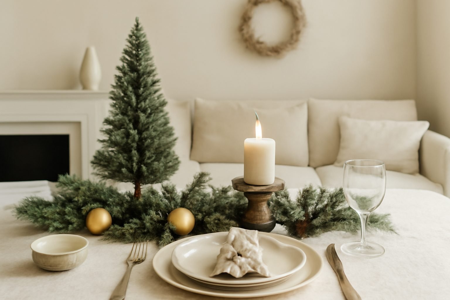Weihnachtsdeko Ideen Esstisch — 14 einfache Varianten