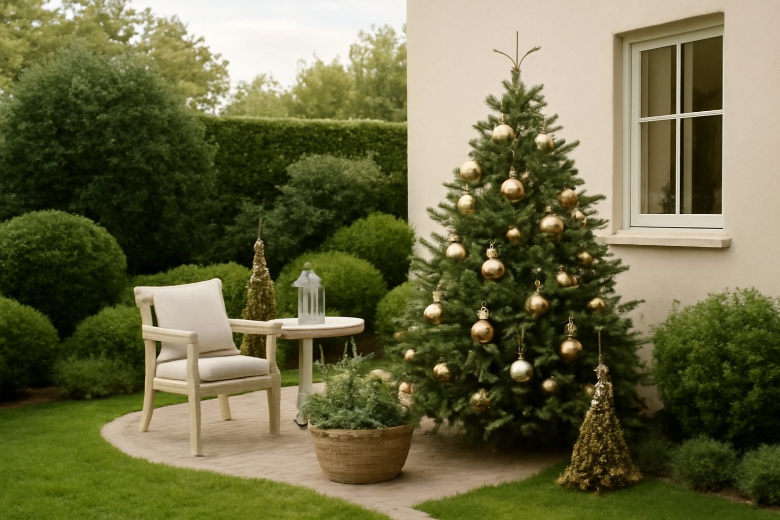 Weihnachtsdeko Ideen für draußen — 16 einfache Varianten