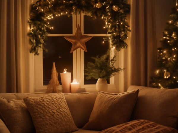 Weihnachtsdeko Ideen fürs Fenster — 12 einfache Varianten