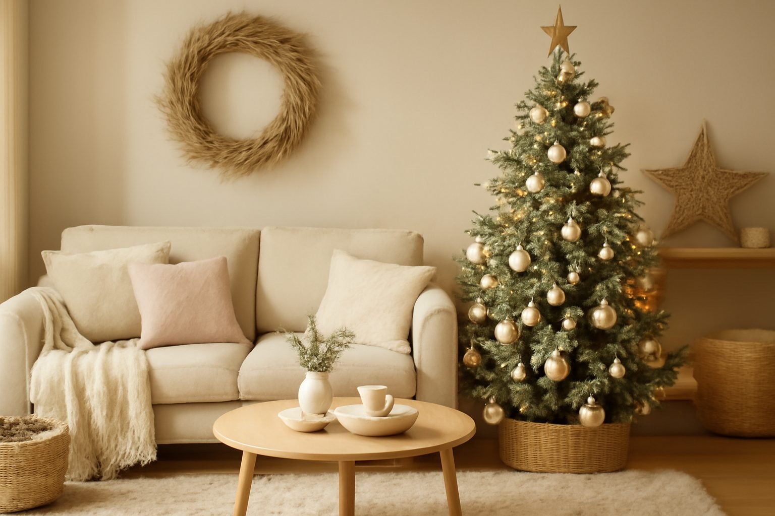 Weihnachtsdeko Ideen fürs Wohnzimmer — 11 einfache Varianten