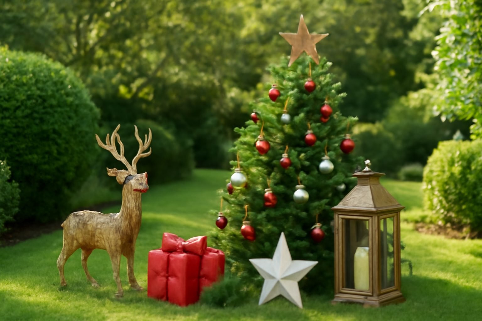 Weihnachtsdeko Ideen Outdoor — 13 einfache Varianten