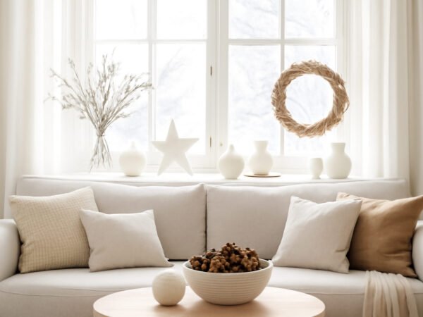 Winterdeko Fenster in 6 Schritten