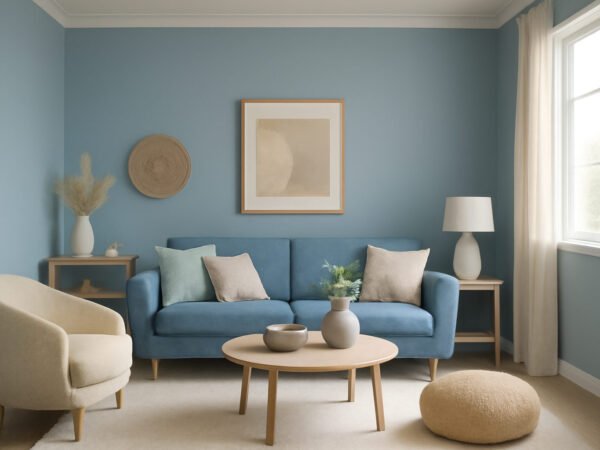 Wohnzimmer Ideen blau — 14 einfache Varianten