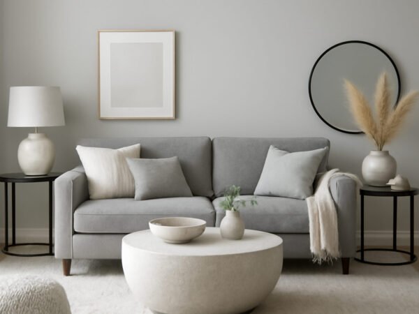 Wohnzimmer Ideen Farbe grau — 10 einfache Varianten