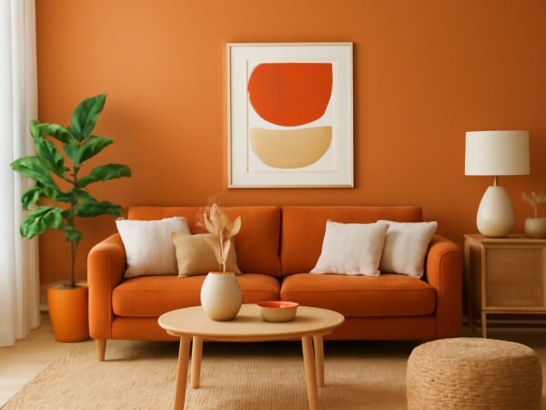 Wohnzimmer Ideen Orange — 15 einfache Varianten