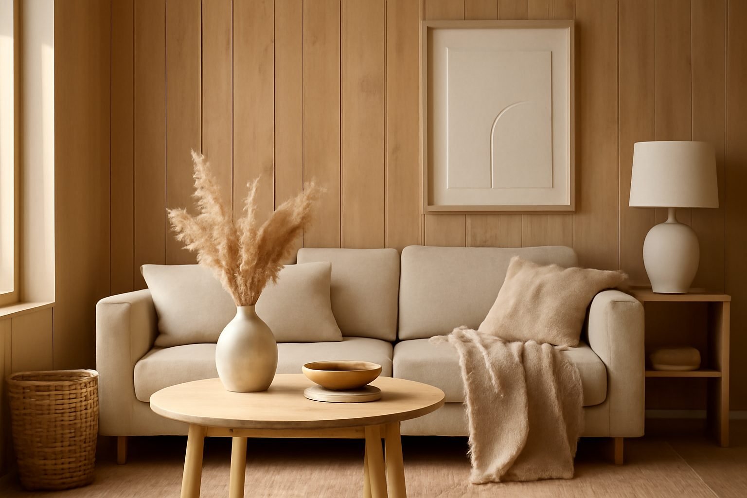 Wohnzimmer Ideen Wandgestaltung Holz — 14 einfache Varianten