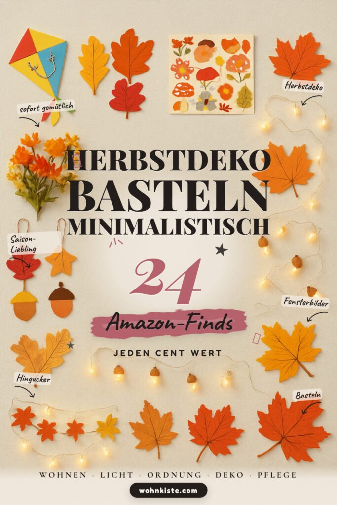 Herbstdeko basteln Minimalistisch: 24 Amazon-Finds