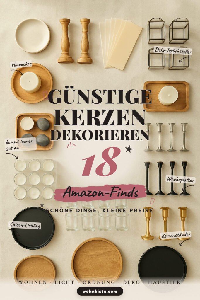 Günstige Kerzen dekorieren: 18 Amazon-Finds, schnell schön machen