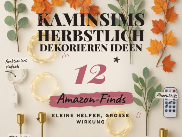 Kaminsims herbstlich dekorieren Ideen: 12 Amazon-Finds