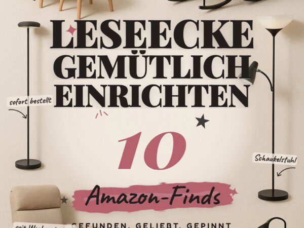 Leseecke gemütlich einrichten: 10 Amazon-Finds, sofort zum Wohlfühlen
