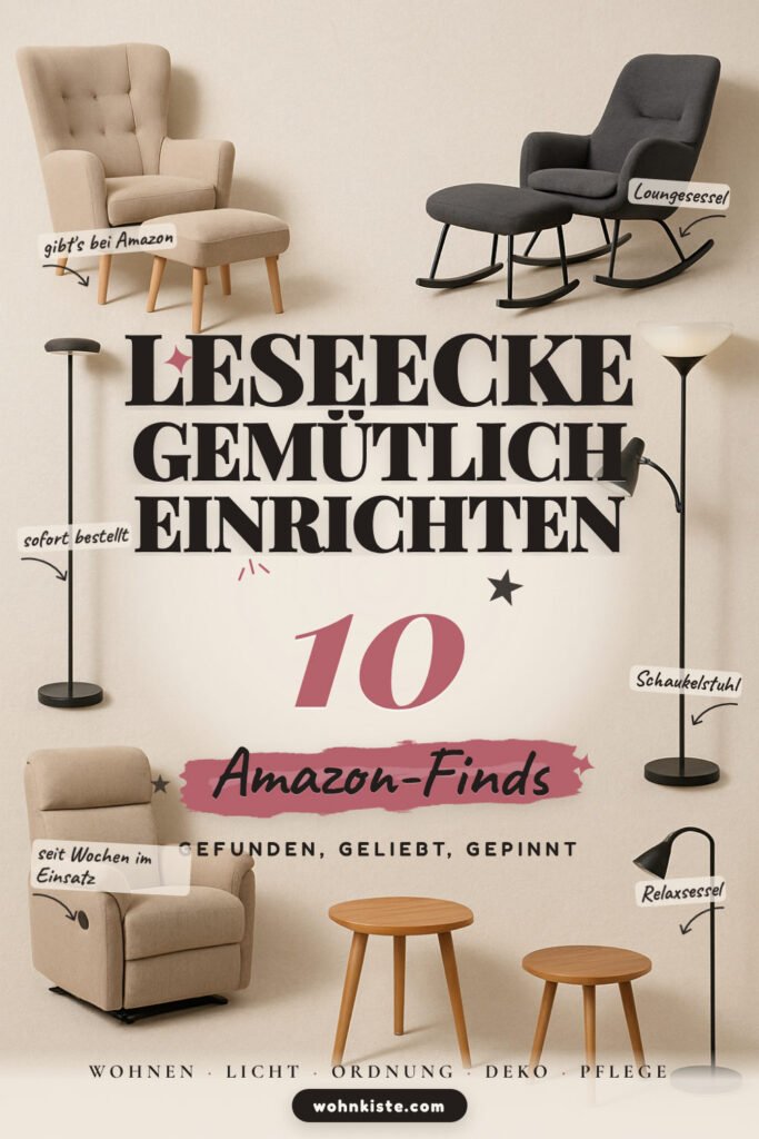 Leseecke gemütlich einrichten: 10 Amazon-Finds, sofort zum Wohlfühlen