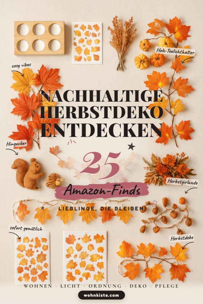 Nachhaltige Herbstdeko entdecken: 25 Amazon-Finds, für gemütliche Tage
