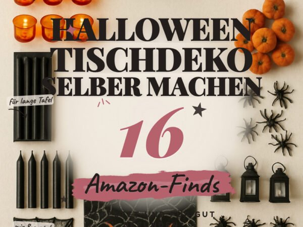 Halloween Tischdeko selber machen: 16 Amazon-Finds, fix gedeckt
